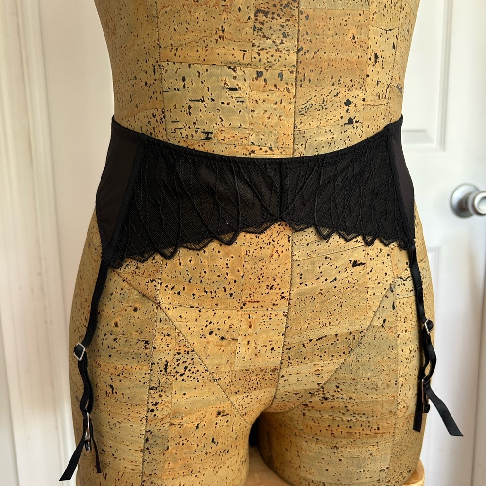 Studio La Perla Black Garter Belt